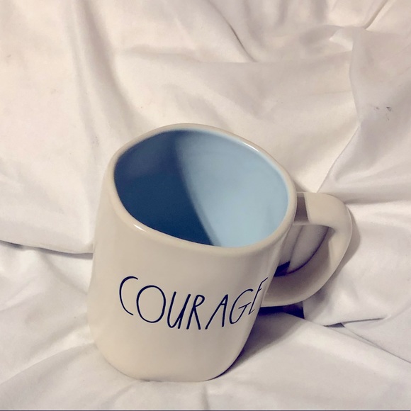 Rae Dunn COURAGE coffee mug - Picture 3 of 3